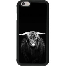 iPhone 6/6s Case Hülle - Silikon schwarz Highland calf black