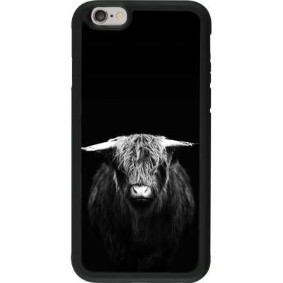 iPhone 6/6s Case Hülle - Silikon schwarz Highland calf black