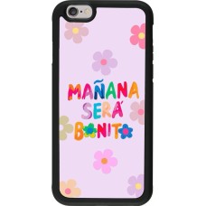 iPhone 6/6s Case Hülle - Silikon schwarz Karol G Manana sera bonito