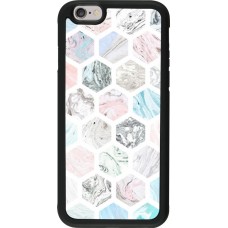 iPhone 6/6s Case Hülle - Silikon schwarz Marble Everything