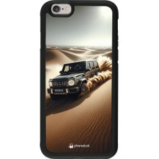 iPhone 6/6s Case Hülle - Silikon schwarz Mercedes G Drift Wueste