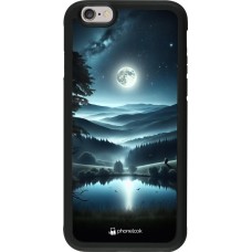 Coque iPhone 6/6s - Silicone rigide noir Night Sky View