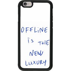 iPhone 6/6s Case Hülle - Silikon schwarz Offline is the new luxury