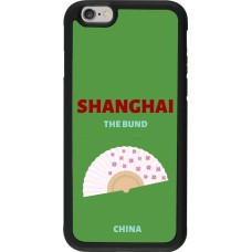 iPhone 6/6s Case Hülle - Silikon schwarz Pop Summer Destination Shanghai