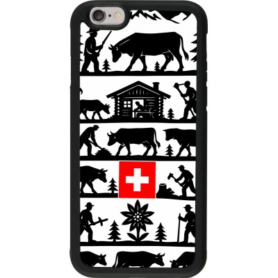 iPhone 6/6s Case Hülle - Silikon schwarz Poya Schweiz 1