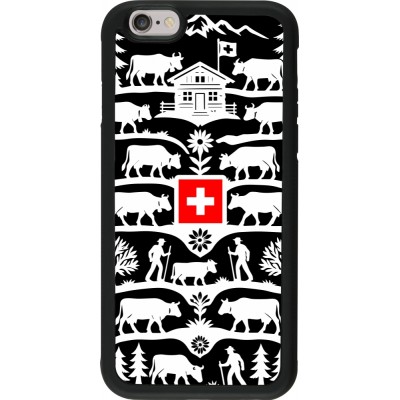 iPhone 6/6s Case Hülle - Silikon schwarz Poya Schweiz 3 schwarz