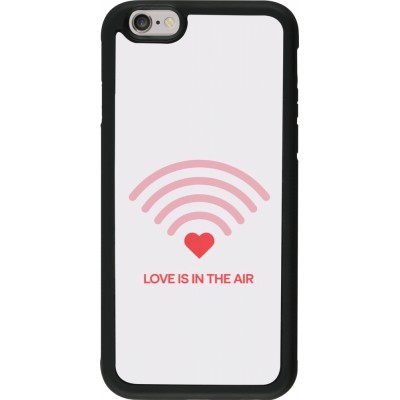 Coque iPhone 6/6s - Silicone rigide noir Saint Valentines Day 26 Love is in the air