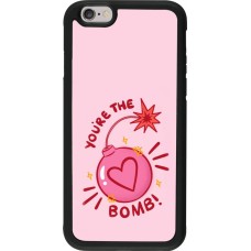 Coque iPhone 6/6s - Silicone rigide noir Saint Valentines Day 26 You are the bomb