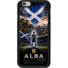 Coque iPhone 6/6s - Silicone rigide noir Football Écosse splash 2026