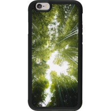 iPhone 6/6s Case Hülle - Silikon schwarz Spring 23 forest blue sky