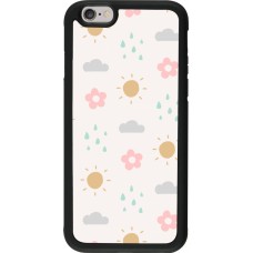 iPhone 6/6s Case Hülle - Silikon schwarz Spring 23 weather