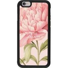 Coque iPhone 6/6s - Silicone rigide noir Just Bloom Spring 2026