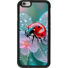 Coque iPhone 6/6s - Silicone rigide noir Ladybird in bloom Spring 2026