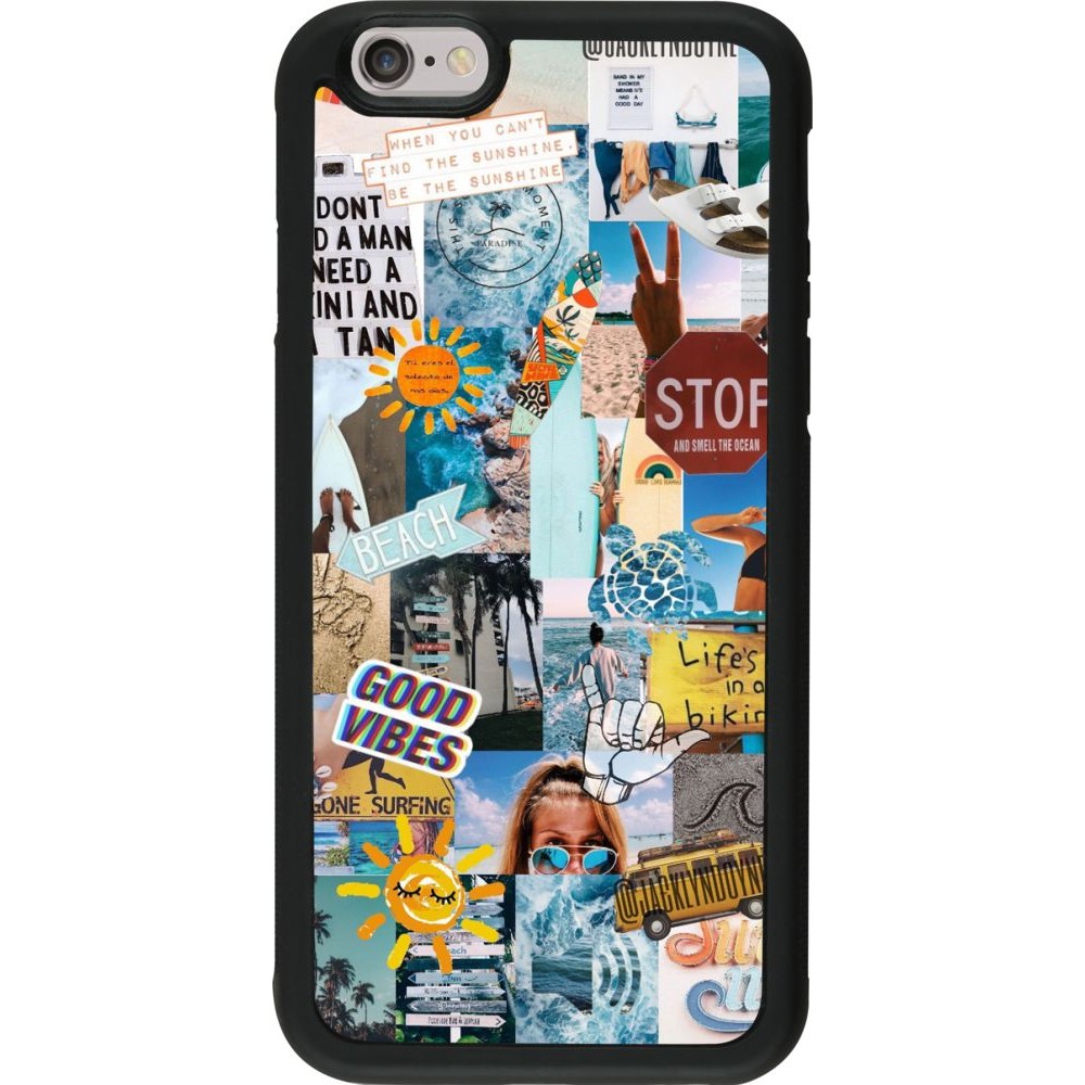Coque iPhone 6/6s - Silicone rigide noir Summer 2021 15