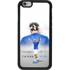Coque iPhone 6/6s - Silicone rigide noir Thank you Roger