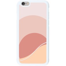 iPhone 6/6s Case Hülle - Silikon weiss Autumn 22 abstract sunrise