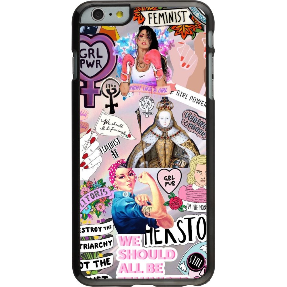 Coque iPhone 6 Plus / 6s Plus - Girl Power Collage