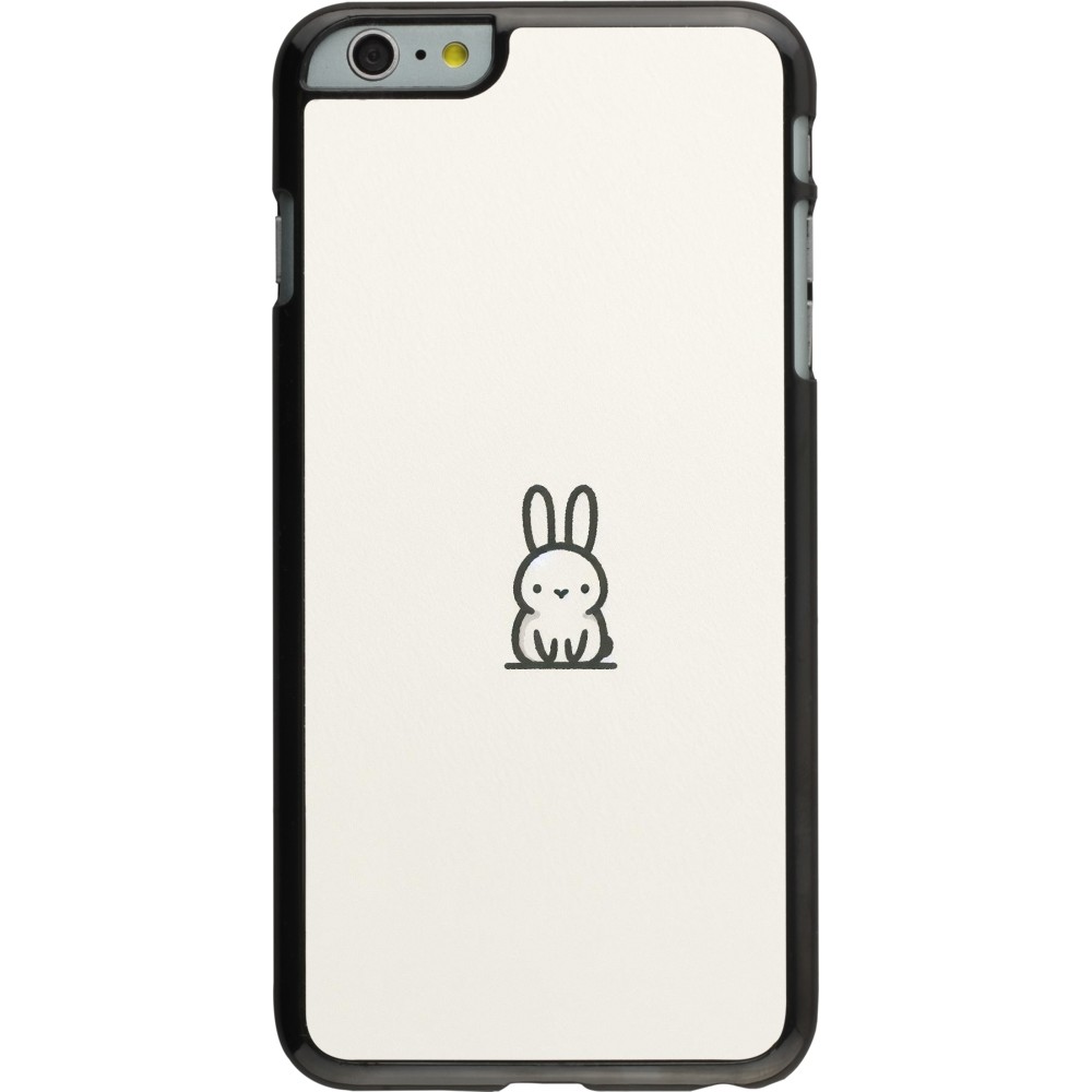 iPhone 6 Plus / 6s Plus Case Hülle - Minimal Häschen Süße