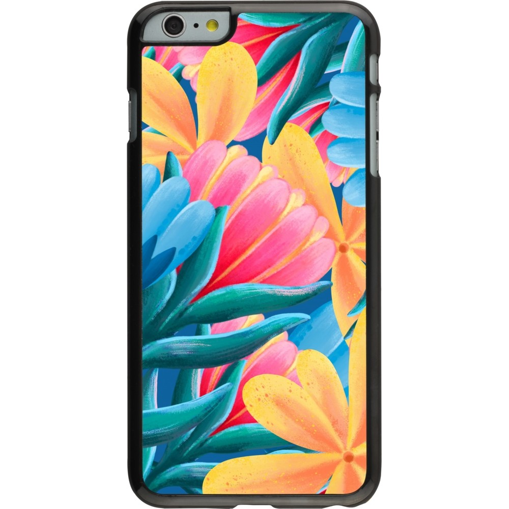 iPhone 6 Plus / 6s Plus Case Hülle - Spring 23 colorful flowers