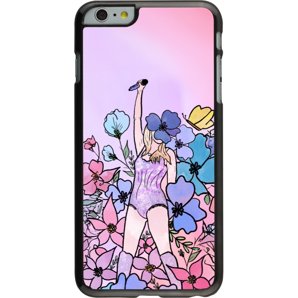 Coque iPhone 6 Plus / 6s Plus - Taylor Swift Sketch - Pink