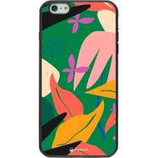 Coque iPhone 6 Plus / 6s Plus - Silicone rigide noir Abstract Jungle
