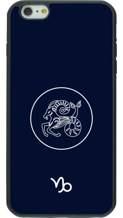 iPhone 6 Plus / 6s Plus Case Hülle - Silikon schwarz Astrologie Steinbock
