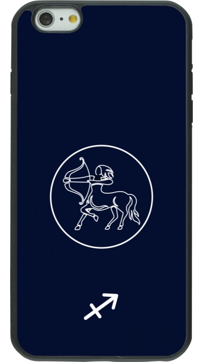iPhone 6 Plus / 6s Plus Case Hülle - Silikon schwarz Astrologie Schütze
