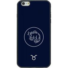 iPhone 6 Plus / 6s Plus Case Hülle - Silikon schwarz Astrologie Stier
