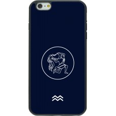 iPhone 6 Plus / 6s Plus Case Hülle - Silikon schwarz Astrologie Wassermann
