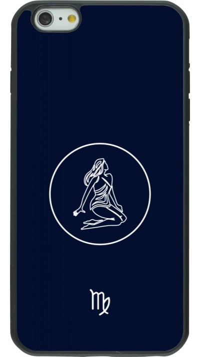 iPhone 6 Plus / 6s Plus Case Hülle - Silikon schwarz Astrologie Jungfrau