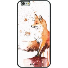 Coque iPhone 6 Plus / 6s Plus - Silicone rigide noir Autumn 21 Fox
