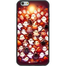 Coque iPhone 6 Plus / 6s Plus - Silicone rigide noir Fantômes automne mignons