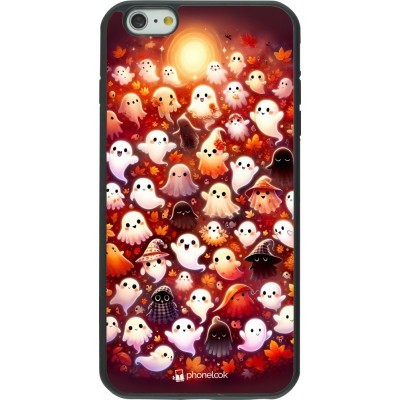 Coque iPhone 6 Plus / 6s Plus - Silicone rigide noir Fantômes automne mignons