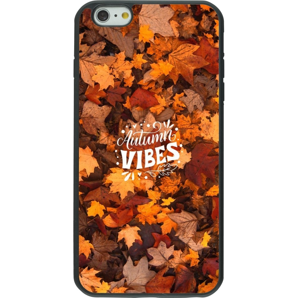iPhone 6 Plus / 6s Plus Case Hülle - Silikon schwarz Autumn 25 Autumn vibes