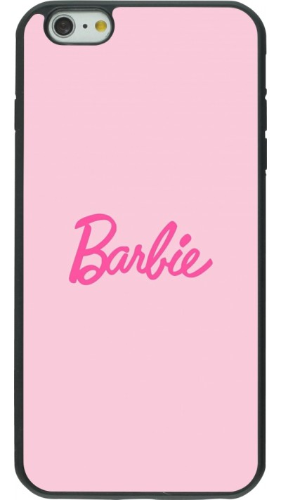 iPhone 6 Plus / 6s Plus Case Hülle - Silikon schwarz Barbie Text