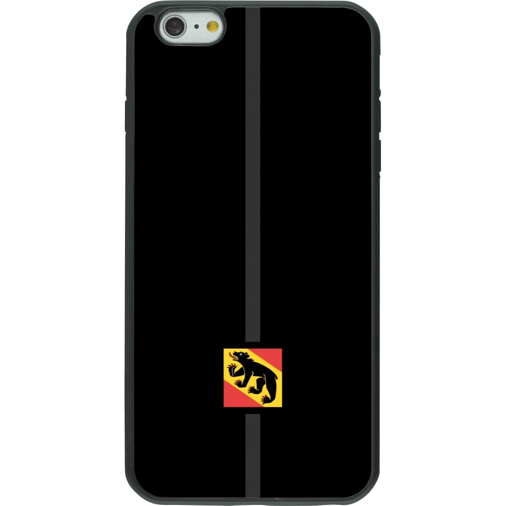 iPhone 6 Plus / 6s Plus Case Hülle - Silikon schwarz Kanton BE schwarz