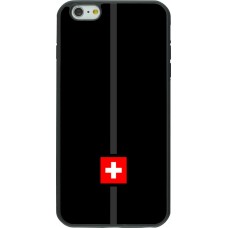 iPhone 6 Plus / 6s Plus Case Hülle - Silikon schwarz Kanton CH schwarz