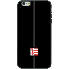 Coque iPhone 6 Plus / 6s Plus - Silicone rigide noir Canton JU noir