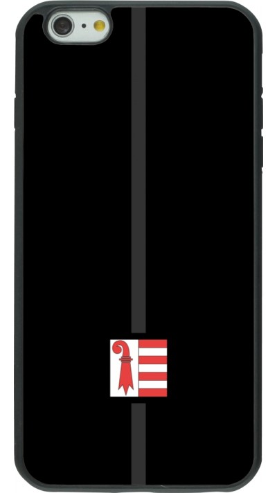 iPhone 6 Plus / 6s Plus Case Hülle - Silikon schwarz Kanton JU schwarz