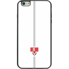 Coque iPhone 6 Plus / 6s Plus - Silicone rigide noir Canton OW blanc
