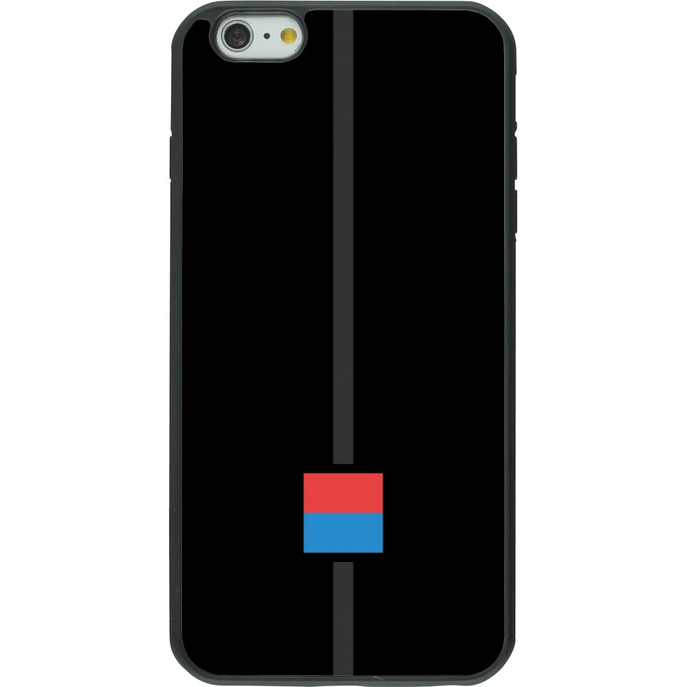 iPhone 6 Plus / 6s Plus Case Hülle - Silikon schwarz Kanton TI schwarz