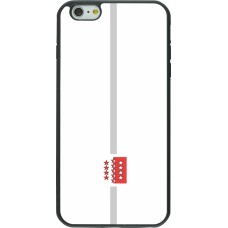 Coque iPhone 6 Plus / 6s Plus - Silicone rigide noir Canton VS blanc