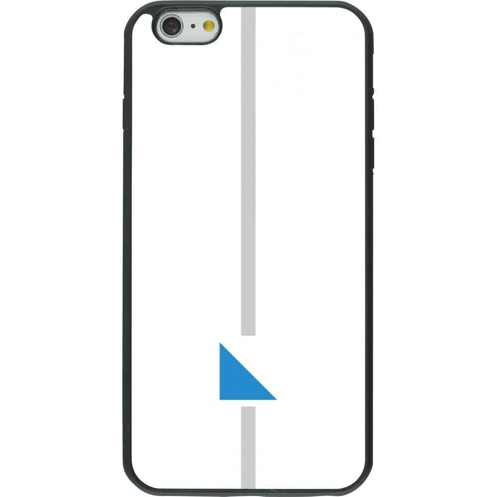 iPhone 6 Plus / 6s Plus Case Hülle - Silikon schwarz Kanton ZH weiss