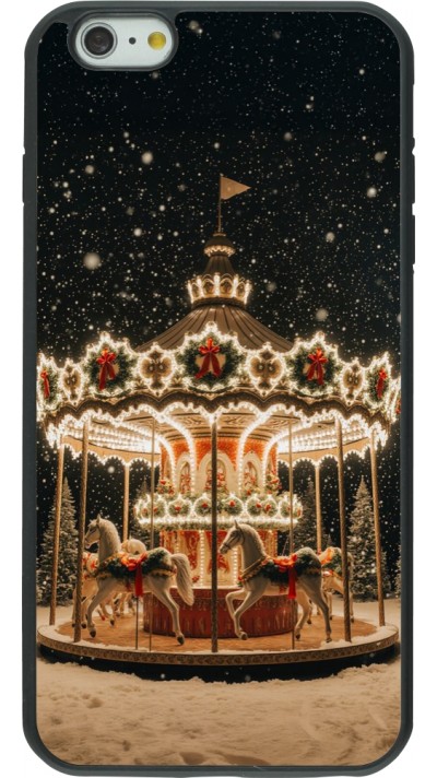 Coque iPhone 6 Plus / 6s Plus - Silicone rigide noir Christmas 25 Carousel