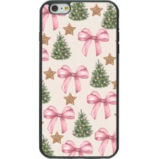 Coque iPhone 6 Plus / 6s Plus - Silicone rigide noir Christmas 25 Vintage Ribbons