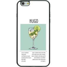 iPhone 6 Plus / 6s Plus Case Hülle - Silikon schwarz Cocktail Rezept Hugo
