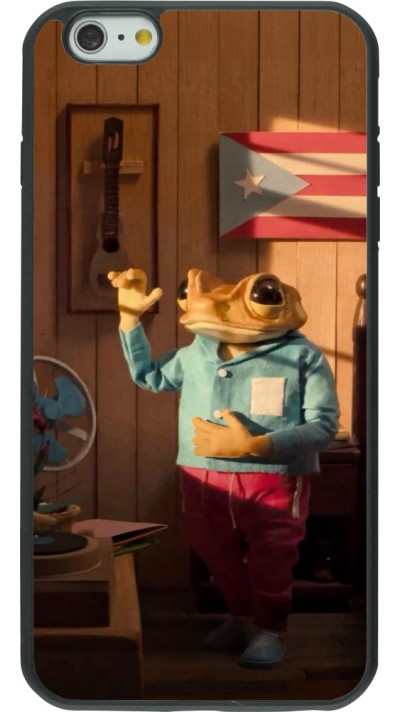 Coque iPhone 6 Plus / 6s Plus - Silicone rigide noir Dancing frog DTMF