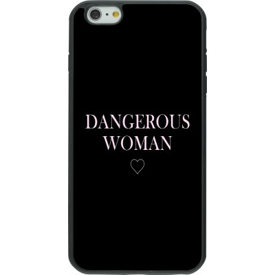 Coque iPhone 6 Plus / 6s Plus - Silicone rigide noir Dangerous woman