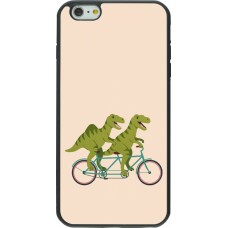 iPhone 6 Plus / 6s Plus Case Hülle - Silikon schwarz Dinosaurs on bikes 2026