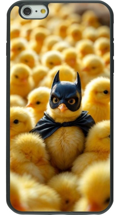 Coque iPhone 6 Plus / 6s Plus - Silicone rigide noir Easter 2026 Chicken Batman